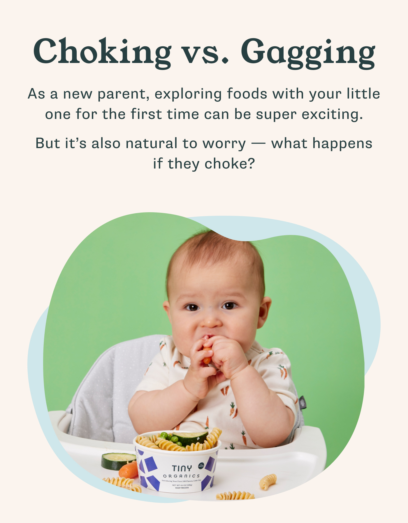 Tiny Organics Choking or gagging? How to tell the difference Milled