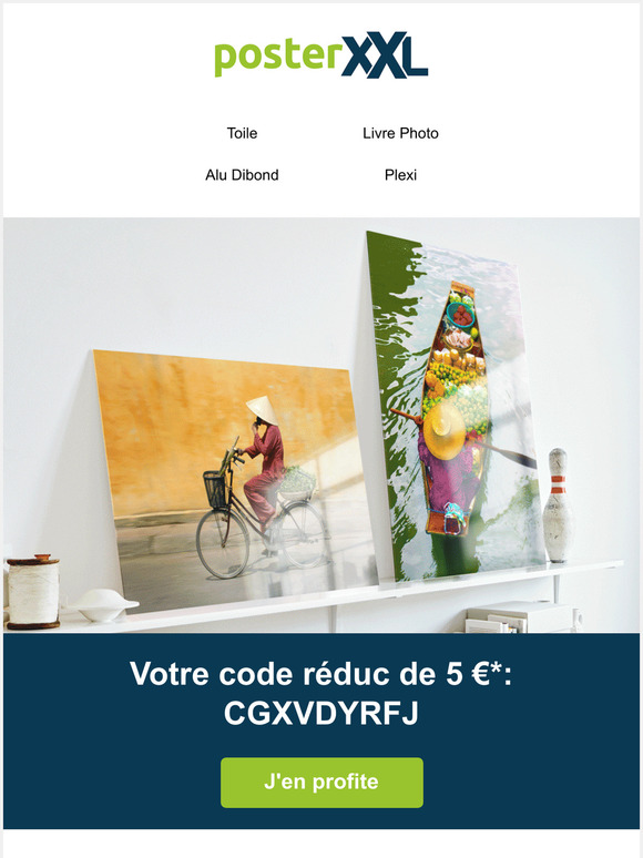 Votre bon d’achat posterXXL 🎁