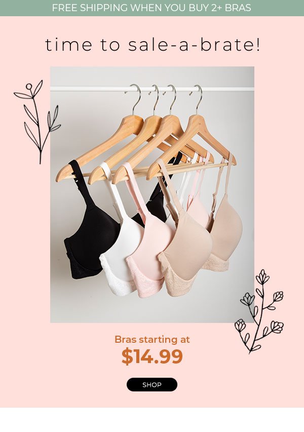 Bras from $14.99