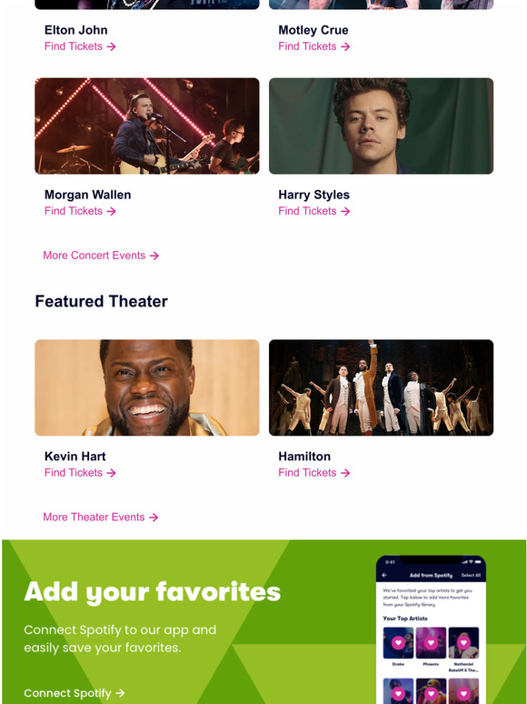 Your National Ticket Update