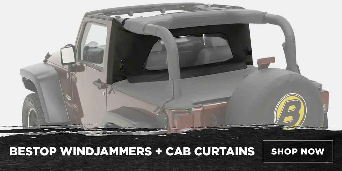 Bestop Windjammers + Cab Curtains
