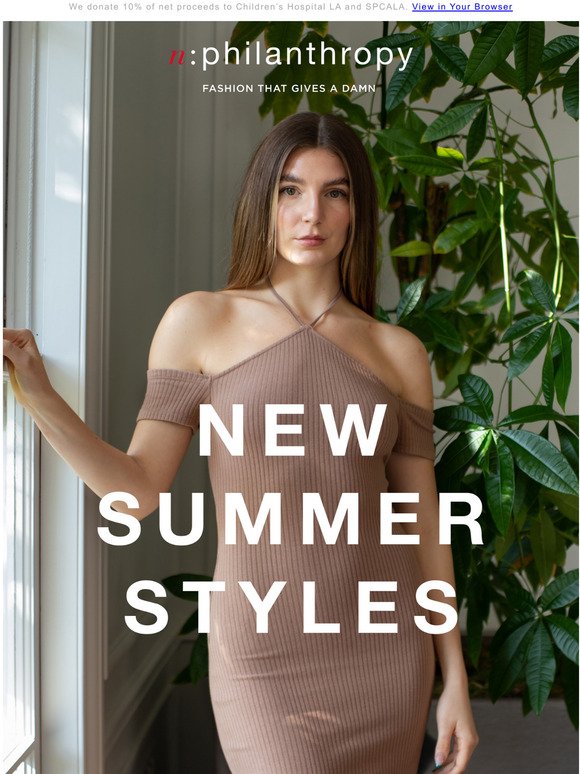 New Summer Styles are here ☀️