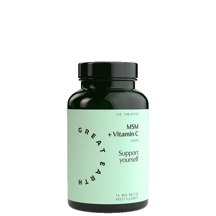 MSM+Vitamin C, 120 tabletter