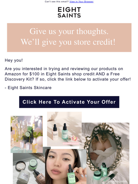 Eight Saints Activate your offer🤩 Milled