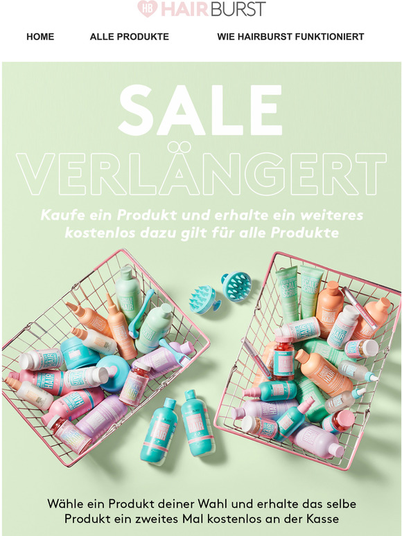 Achtung! Wir verlängern unser 2 für 1 Angebot 🤩