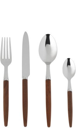 Sabre - Brown Jonc 24-Piece Cutlery Set