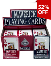 Maverick Standard Playing Cards in PDQ Display