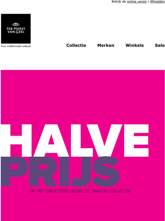 HALVE PRIJS >> shop nu 😍✨