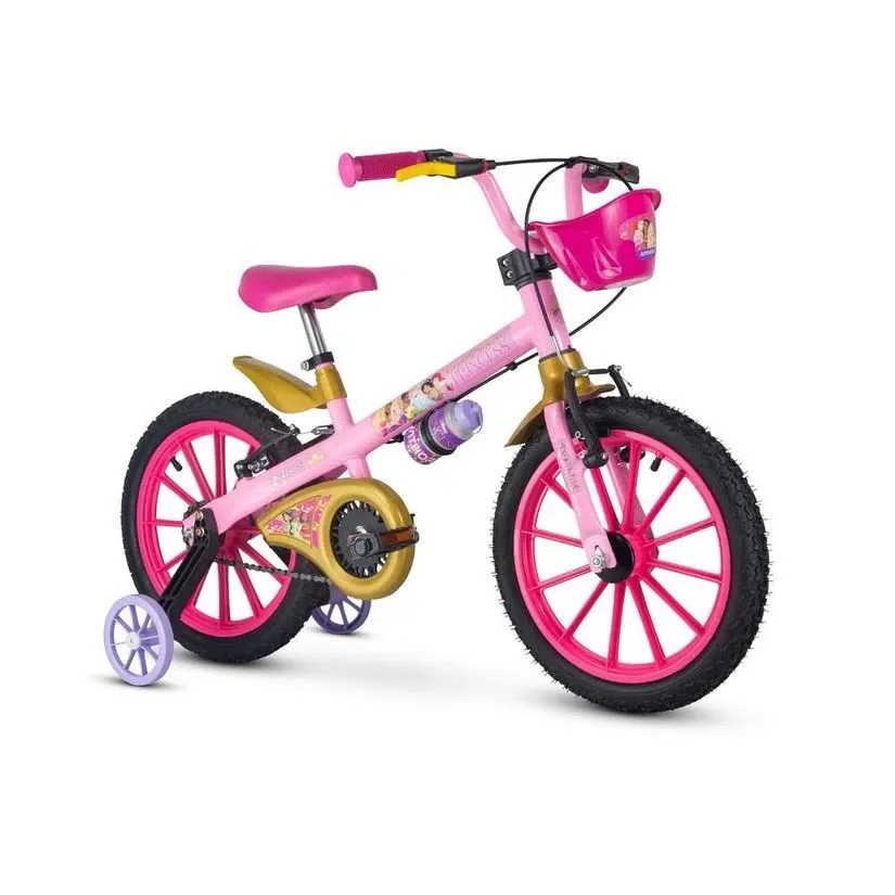 Bicicleta Aro 16 Princesas Disney - Nathor
