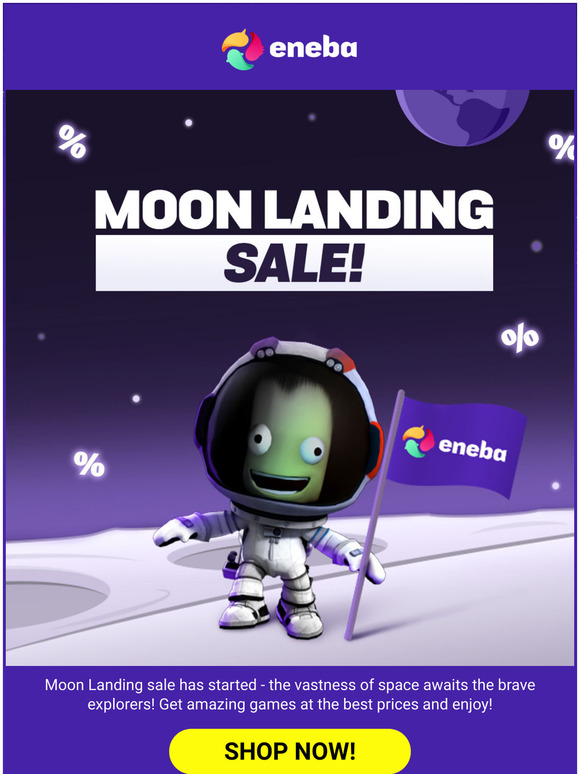 Moon Landing Sale is LIVE! 🚀