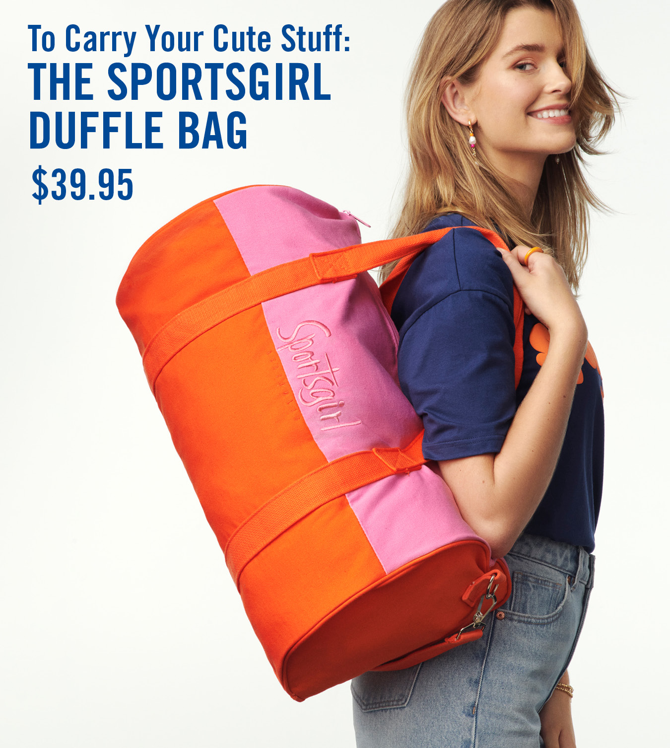 Sports girl outlet duffle bag