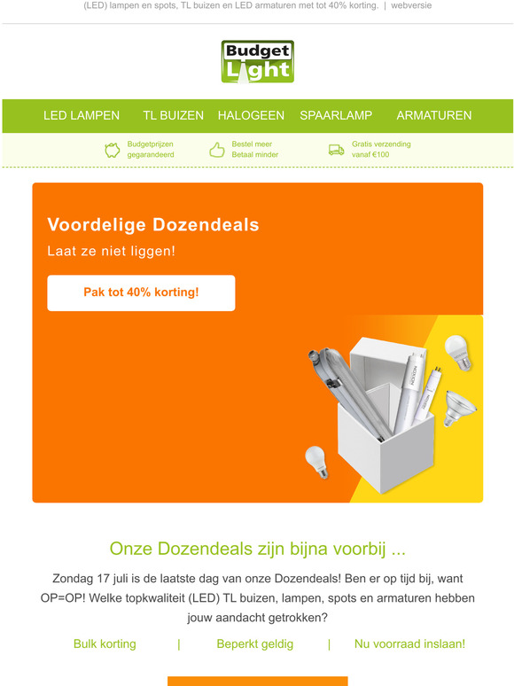 Dozendeals eindigen zondag! Heb jij al geprofiteerd?