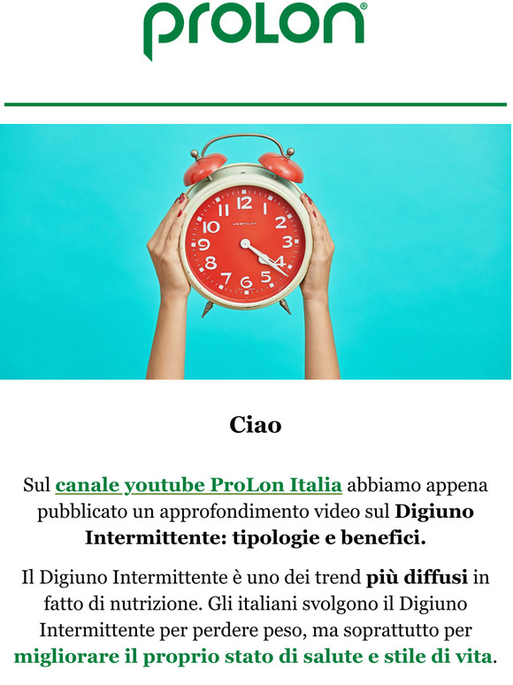 ProLon Europe Conosci le tipologie di Digiuno Intermittente? 🌱 Milled