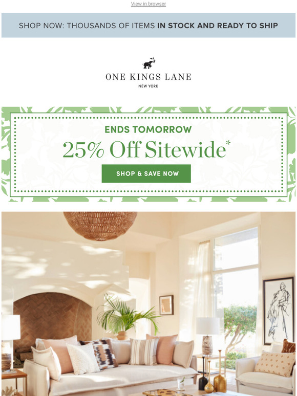 One Kings Lane Email Newsletters Shop Sales Discounts And Coupon Codes   C@2x 