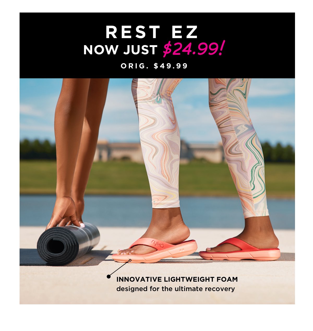 ryka The best postworkout sandals EVER. Now 50 off! Milled