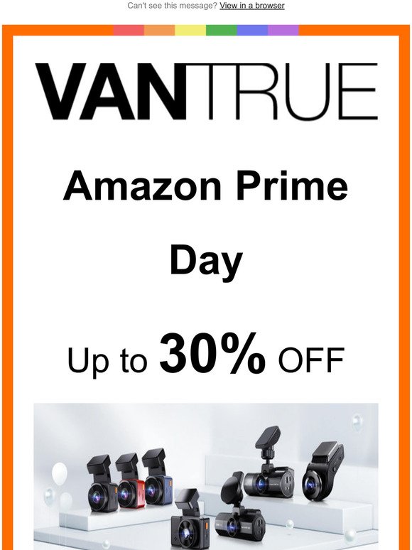 Amazon Prime day Vantrue dashcam