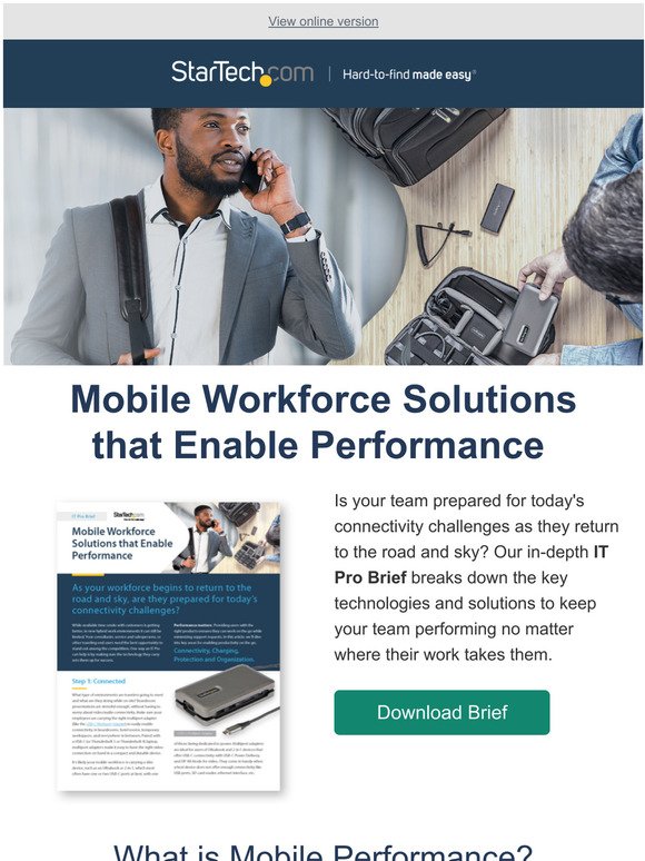 Mobile Workforce Solutions that Enable Performance