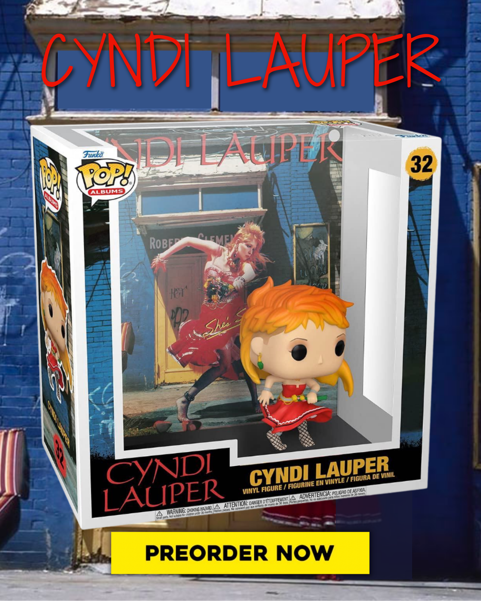 することにしました Funko POP Album Cyndi Lauper - Shes So Unusual