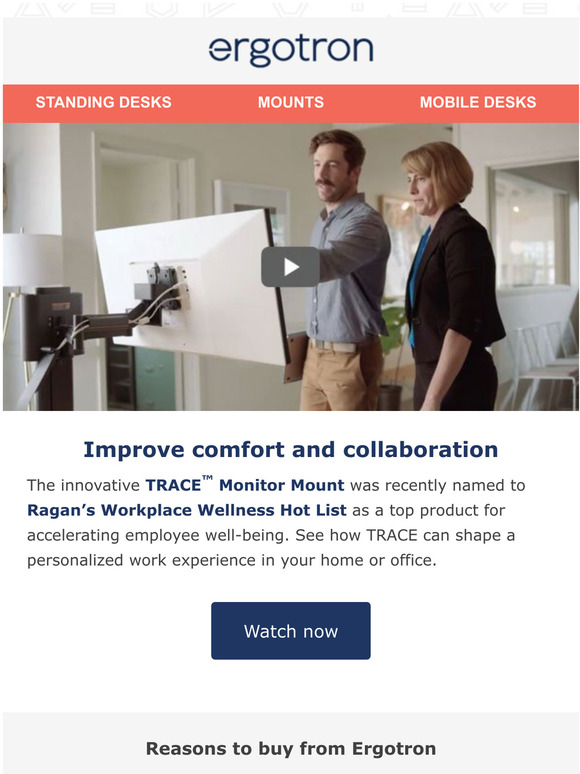 See the Award-Winning TRACE Monitor Mount in Motion