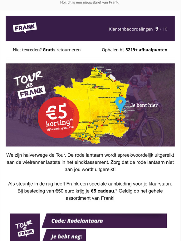 ⏰ Tijdelijk €5 korting