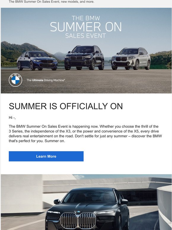 BMW sizzles this summer with the new 7 Series