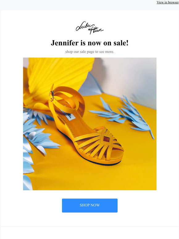 JENNIFER IS NOW ON SALE! 💟💟💟