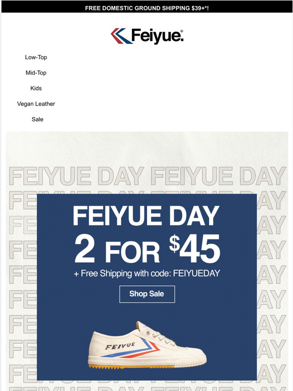 Feiyue discount code Clearance