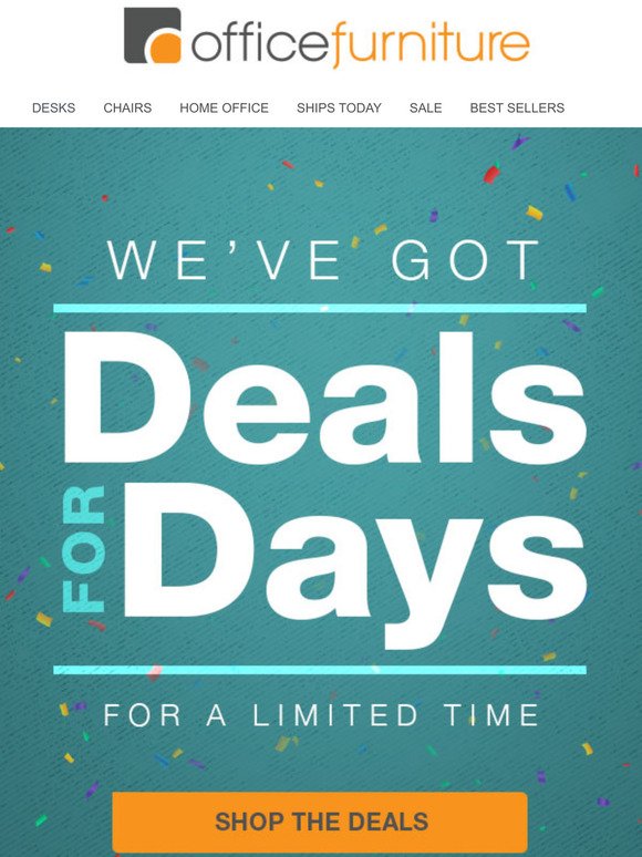 Deals For Days - This Week Only