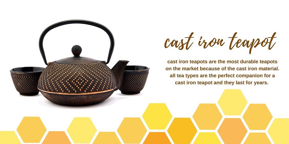 just add honey cast iron teapot