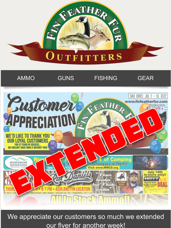Fin Feather Fur Outfitters Email Newsletters Shop Sales, Discounts