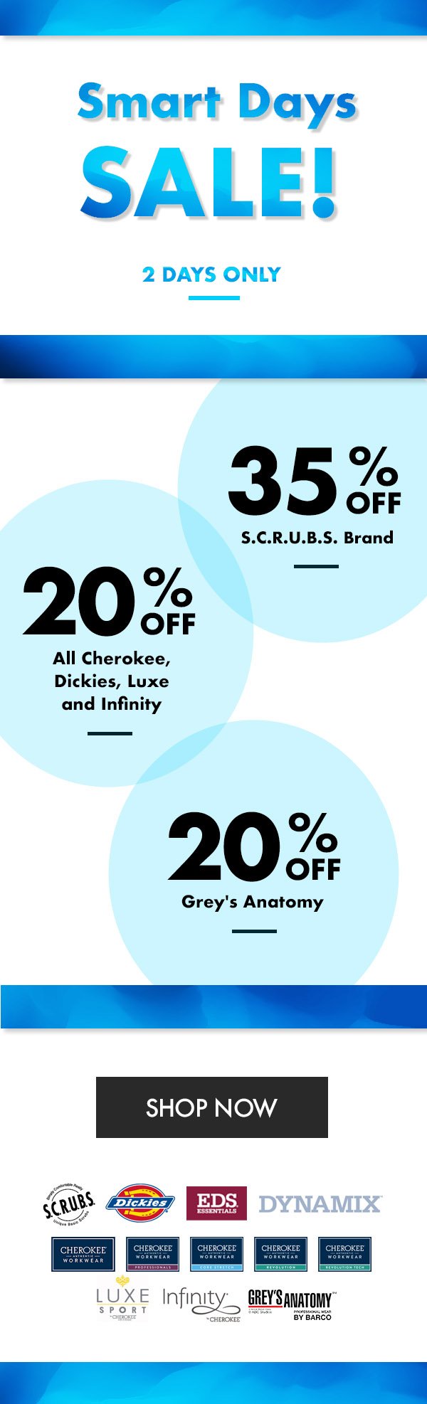Save up to 60% on S.C.R.U.B.S Green Solids & Prints!