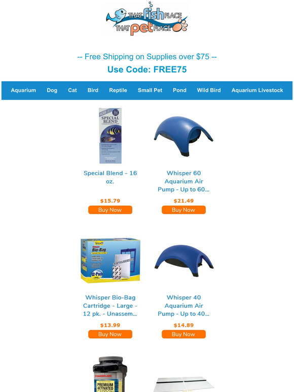 That Pet Place Aquatic Supplies We Know You'll LOVE! Milled