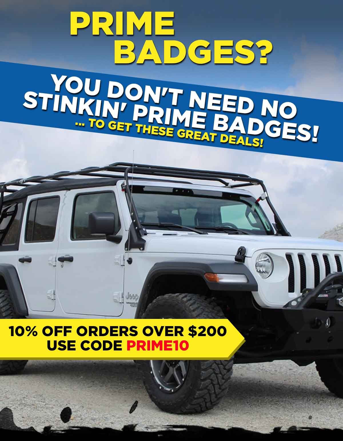 Prime Badges?  You Don't Need No Stinkin' Prime Badges! ... To Get These Great Deals!