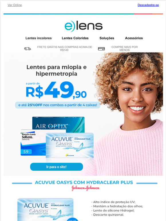 eLens: Confira as melhores lentes para miopia e hipermetropia! | Milled