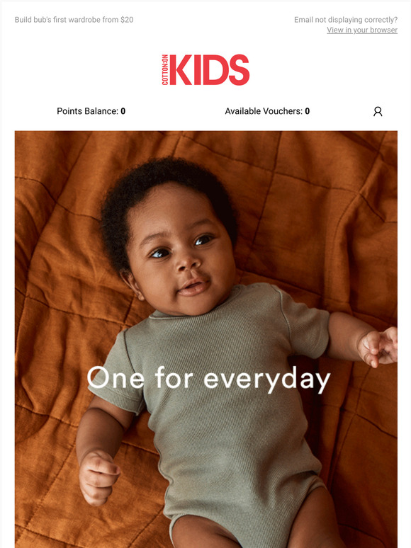 Cotton On Kids NEW 2 Pack Baby Essentials are here Milled