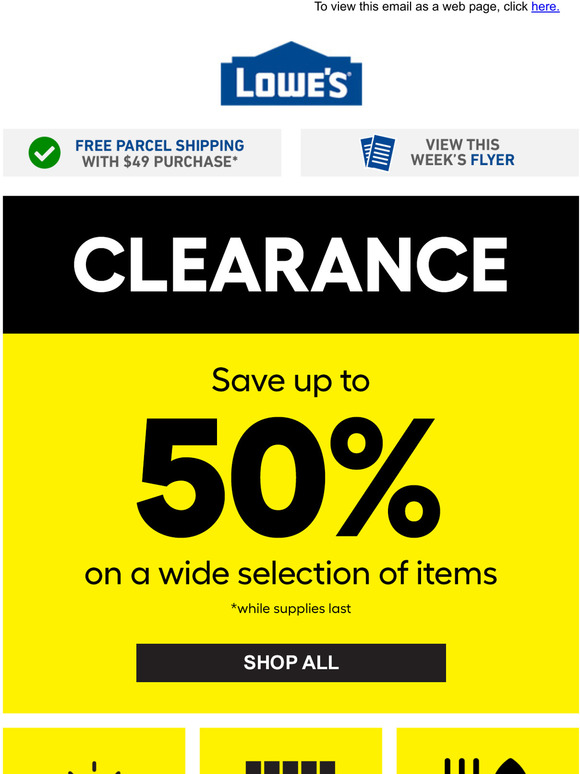 Lowe's Canada Clearance items Everything must go! Milled