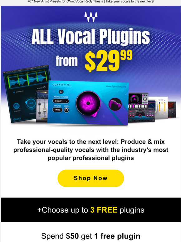 Ends Tomorrow 🎙 VOCAL Flash Sale