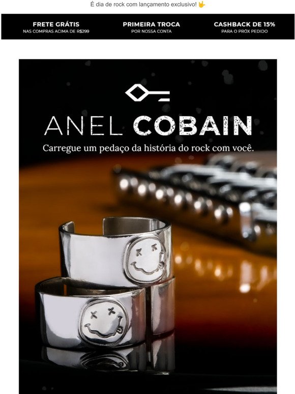 Conheça o Anel Cobain!