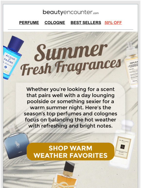 Find your NEW Summer Fresh Fragrance! Save up 79% off*
