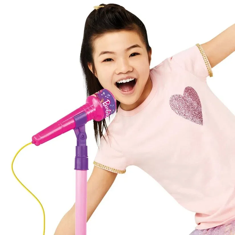 Barbie Microfone Dreamtopia Com Pedestal - Fun Divirta-se