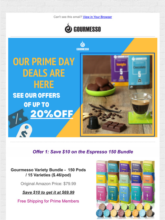 Our Prime deals keep going - Save 20% on Amazon ⚡