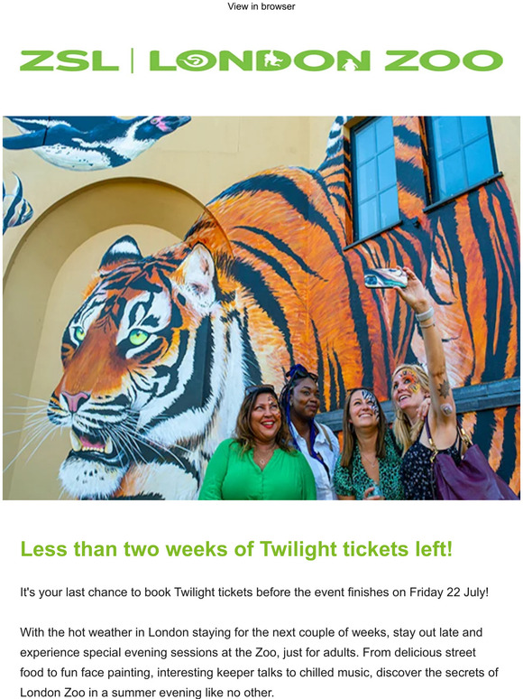 Last chance to book your Twilight tickets!