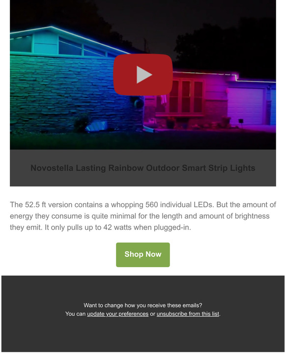 Wall-washing by striplights? Rainbow-colors?