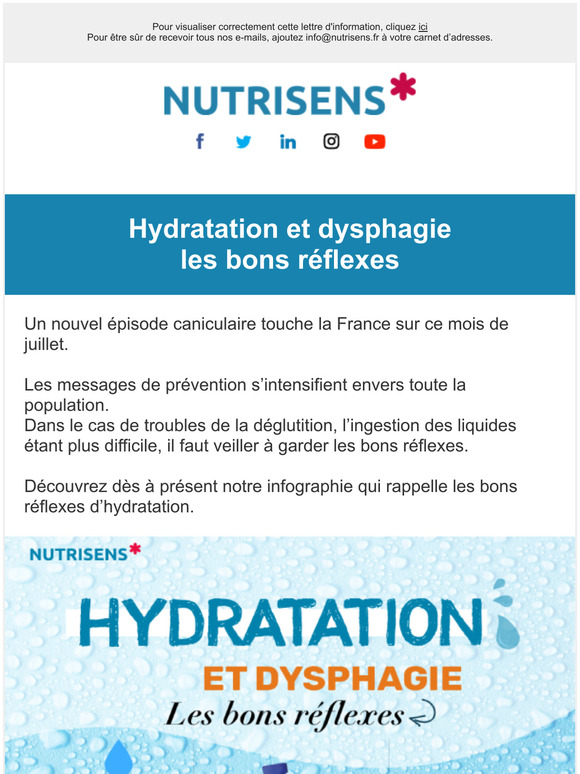 Hydratation : les bons réflexes