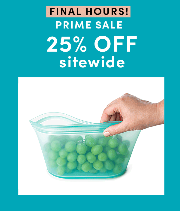 Prime Sale 25% off sitewide