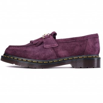 Snaffle Suede Loafer - Plum