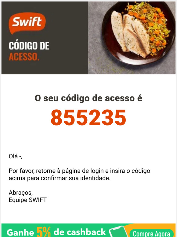 Sua chave de acesso é 855235