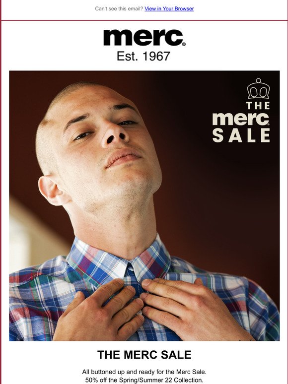 The Merc Sale - Get 50% Off SS22