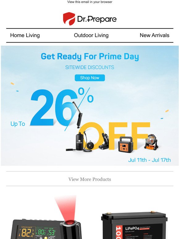 Dr. Prepare Prime Day Keeps Going! Sitewide Discounts!