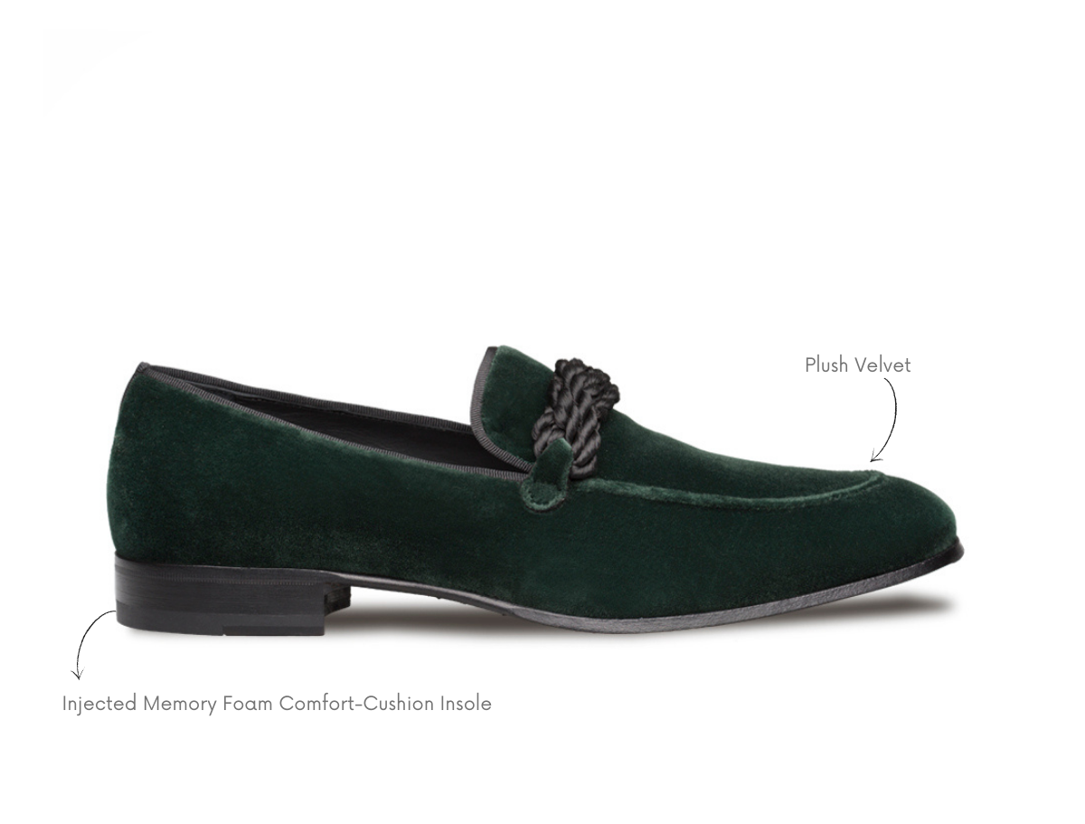 Mezlan Travolta Velvet Formal Shoe - Luxury Velvet Loafer main image 1